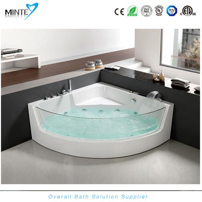 Chine Jacuzzi faisant le coin classique de station thermale, baquet faisant le coin de tourbillon avec le vitrail transparent fournisseur